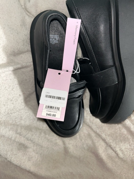 wild fable Black Platform Loafer Heels - Picture 4 of 5